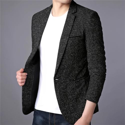 Men Business Casual Suit Jackets Men Solid Color Dress Blazers Coats4