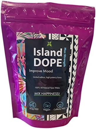Island Dope Fijian Kava Powder 22-25% kavalactone (8oz)