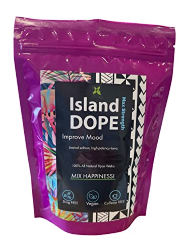 Island Dope Fijian Kava Powder 22-25% kavalactone (8oz)