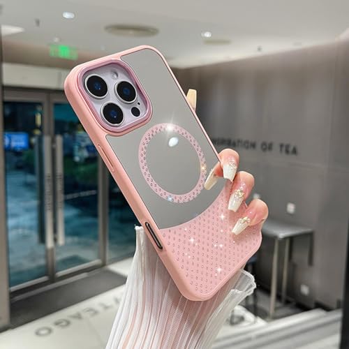Coque Miroir Couleur Diamant iPhone 16 Pro Max pour vos Soirées Chic