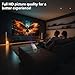 YFDSPSM HY300mini Projector, Full HD Home Theater, Wi-Fi and Bluetooth, Compatible with HDMI/USB/AV/Smartphone