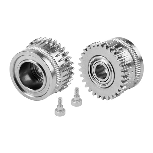 MLWSKERTY Engranaje Extrusor Todos Los Filamentos Metal Impulsan Engranaje para Engranaje Extrusora K1C Altamente Dureza Parte Impresora 3D