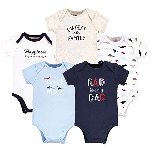 Image of Hudson Baby Unisex Baby Cotton Bodysuits