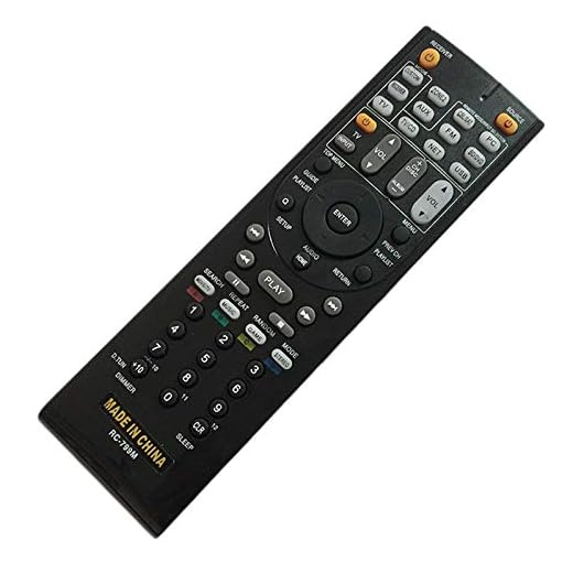 Calvas Fjärrkontroll för Onkyo AV TX-NR906 TX-NR709 TX-NR807 TX-NR727 TX-NR636 TX-NR808 TX-NR747 TX-NR646 TX-NR609 TX-NR509 TX-NR809