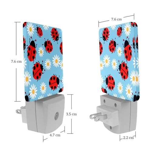 Lámpara LED de noche con sensor para niños 7.6x7.6cm miniatura 7