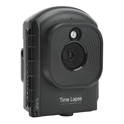 PenRux Time Lapse Camera, 2.4in TFT Screen 1080P Low Light Full Color Time Lapse Camera Multiple Shooting Modes Time Lapse Video Camera for Construction, Outdoor Security, Weather