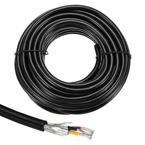 Câble blindé UL2464 18AWG QUARKZMAN 3 conducteur 9m fil électrique PVC pour câblage CNC et auto