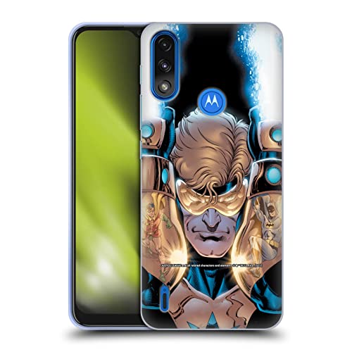 Head Case Designs Officially Licensed Justice League DC Comics Booster Gold Other Members Comic Art Soft Gel Case Compatible with Moto E7 Power/Moto E7i Power
