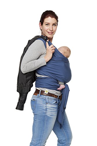 bykay 20110 Tricot portabebés, Jeans azul Cover