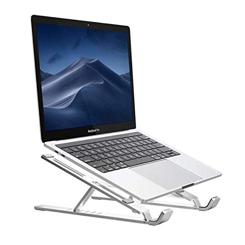 Laptop Stand, höhenverstellbarer Aluminium Laptopständer: tragbarer Notebook Halter Halterung Riser mit Magnet für alle 10"~15.6" Notebooks