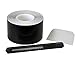 Foliatec Chrome Out Set Auto Zierleisten Folie Zierstreifen zum Folieren von Auto Chromleisten, schwarz matt, 15m x 5cm