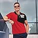 Piz*za Men's Basic Polo Hu&t T Shirts Summer Tee Tops Short Sleeve Crew Neck T-Shirts for Men Teen Boys Tshirt Work Uniform Clothes