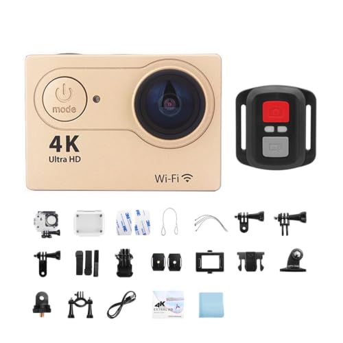 Image of 4K Ultra HD Waterproof Action Camera with 2.0 Inch Screen, WiFi Remote Control Portable Helmet Sports DV Camcorder