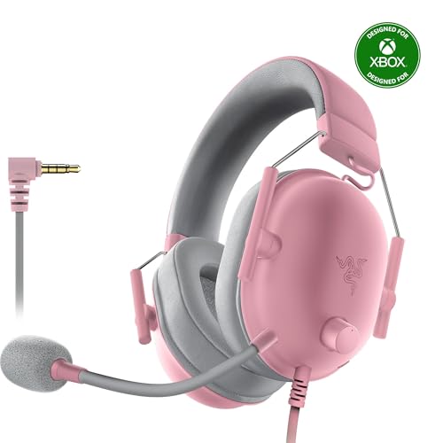 Razer BlackShark V2 X Wired Xbox Gaming Headset, Pink