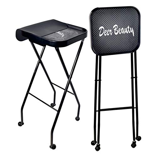 ServiceTray-PremiumAdvanced Salon Folding Trolley-Senior Salon Trolley-Advanced Salon Folding Trolley-Portable Wheelbarrow-The Salon Cart Is Folded For Storage-Multifunctional Advanced Folding Trolley