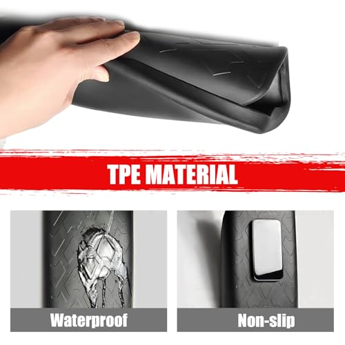 Mabett Center Console Armrest Cover for Ford Bronco Accessories 2021 2022 2023 2024 2/4-Door Prevent Pets Scratches Pad Interior Arm Rest Covering - Thumbnail 3