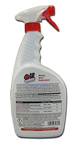 Oil Eater Original 32 Oz Cleaner/Degreaser - Dissolve Grease Oil And Heavy-Duty Stains #TOP1