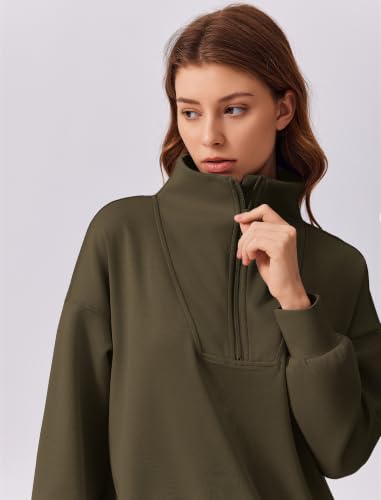 Image of PINSPARK 2 Piece Sets for Women 1 /4 Zip Lounge Matching Set Fall Outfits