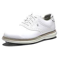 FootJoy Men's FJ Traditions Golf Shoes, White, 11 UK
