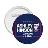 Ashley Hinson 2026 button pin Hinson For Iowa Us Senator 1 Pcs Pinback Buttons Round Badge