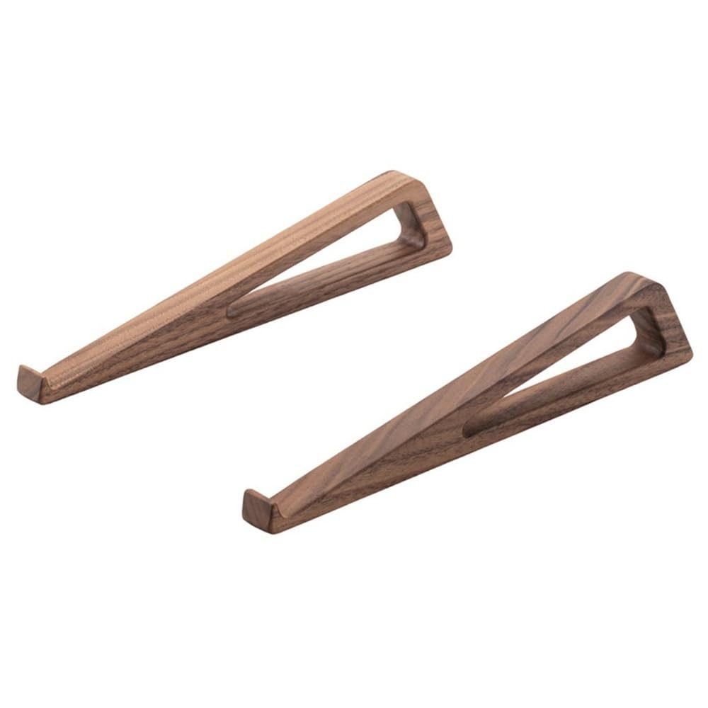 1 paio di supporti universali in legno for laptop, staffa raffreddamento portatile da 10"-17" tablet e notebook Supporto per Portatile
