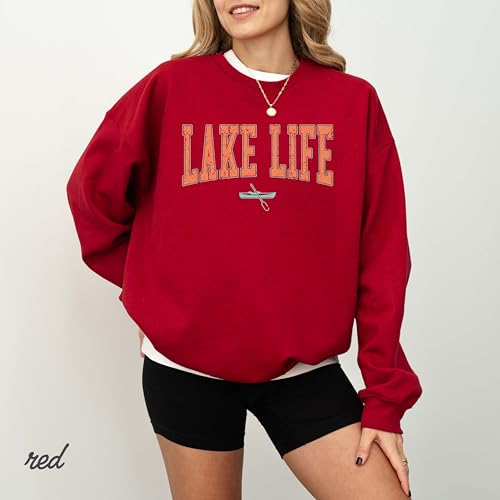 Lake Life Sweatshirt, Lake Sweatshirt, On The Lake Sweatshirt, Travel Lover Outfit, Gift For Adventurer, Vacation & Camper Clothing, Camper Apparel, Lake Sweatshirt3