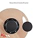 KM-Fit Balance Board rund | Therapie-Kreisel aus Holz | Gleichgewichtstrainer mit Handgriffen | Indoorboard, Wackelbrett für Koordinationstraining | Kraft- & Gleichgewichtstrainer