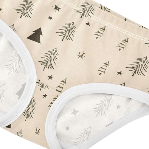 Girls' Underwear Christmas Tree Yellow Toddle Brief Panties 23035574