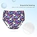 Nruairly Good Night Panda Purple Girl's Soft Cotton Brief Comfort Girls Mid Waist Brief Panties Breathable Girls Undies Girls' Big Seamless Underwear For Girl's Youth Teen Girls X-Large
