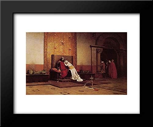 L'Excommunication De Robert Le Pieux 18x15 Framed Art Print by Jean Paul Laurens