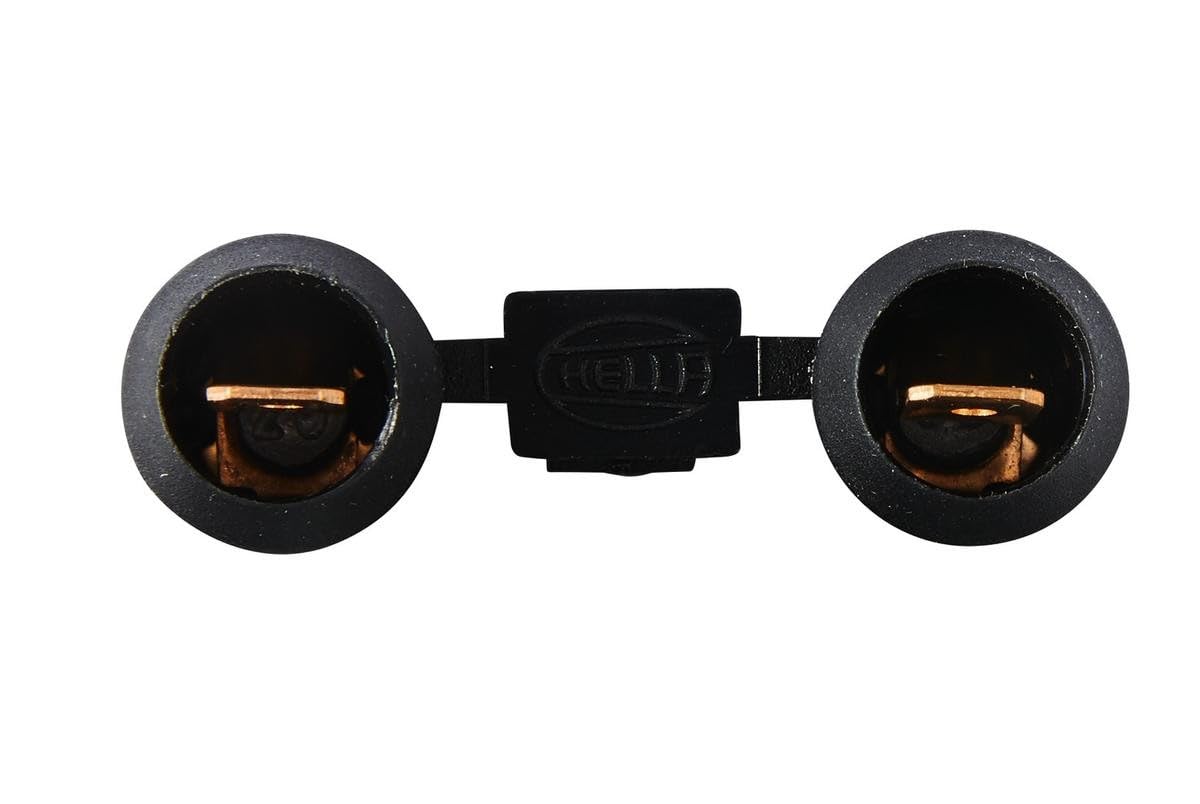 HELLA Klakson - B36 - 48V - 105dB(A) - Zakres częstotliwości: 335Hz - Sygnał niski - elektryczny - ECE - Kolor obudowy: szary - Złącze wtykowe płaskie - Ilość: 1 - 3BA 002 768-771