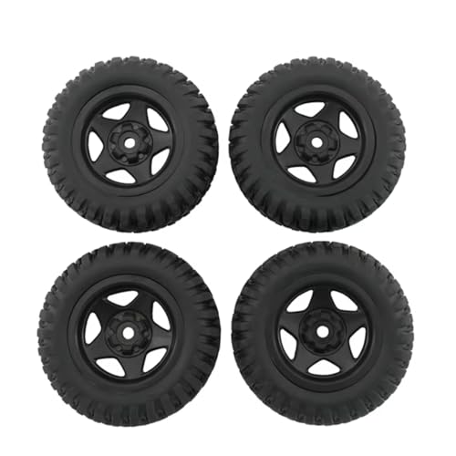 RC�J�[�p�^�C�� For SY1201 SY1202 SY1203 SY1204 1/12 4Pcs 70mm �^�C�� �z�C�[�� RC �����[�J�[ �A�b�v�O���[�h �p�[�c �X�y�A �A�N�Z�T���[ ���� �C���p(Black)