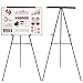 Produktbild BELLE VOUS Flipchart Ständer - Verstellbar Höhe Biszu 180cm, Hält Flipchart Größe (A6-A1) -Tragbarer Staffelei Ständer mit Teleskopierbaren Beinen für Büro Präsentations, Konferenzen und Malen