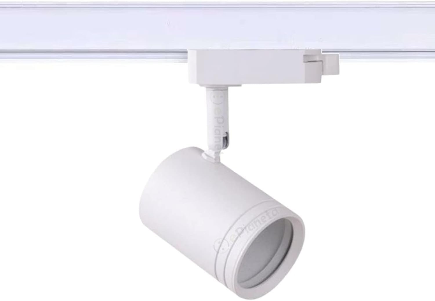 Faretto per binario track monofase, lampada LED 8W GU10 Luce Naturale 4000K, luce Negozio Vetrina Ufficio Albergo Hotel, 580 Lumen alta resa Luminosa, faro proiettore Orientabile
