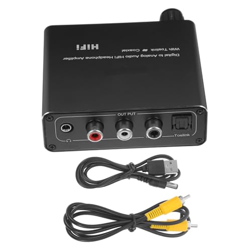 Convertidor de audio óptico a analógico para conectar altavoces antiguos a TV moderna sin ruido