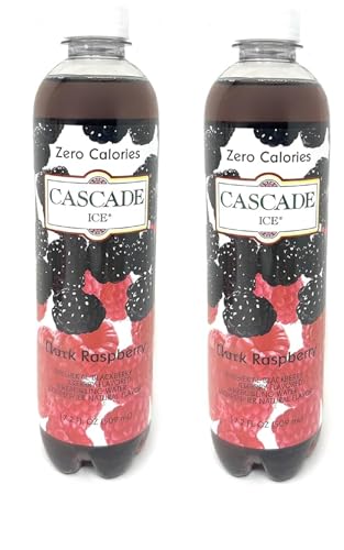 Cascade Ice Sparkling Water 17.2oz - 2 bottles (Black Raspberry)