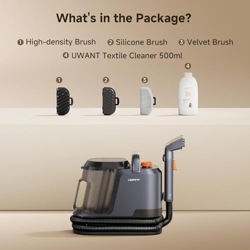 Uwant Y100 Portable Carpet Cleaner (18kPa, 41oz Dual Tank) — view 8