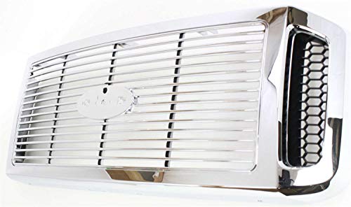 Evan Fischer Grille Assembly Compatible With 2006-2007 Ford F-250 Super Duty, 2006-2007 F-350 Super Duty, 2006-2007 F-450 Super Duty & 2006-2007 F-550 Super Duty - Fo1200459 #TOP1