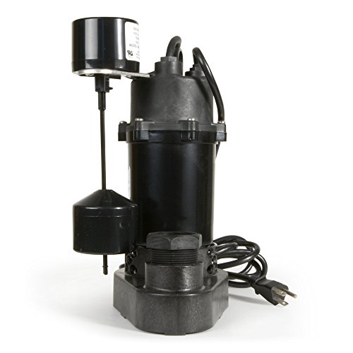 ECO-FLO Products SPP50V Thermoplastic Sump Pump with Vertical Swirch, 1/2 HP, 4,080 GPH - Thumbnail 6