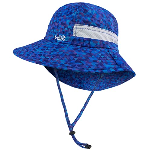 BASSDASH UPF 50+ Kids Sun Hat with Wide Brim Neck Flap Mesh Vent for Boys Girls