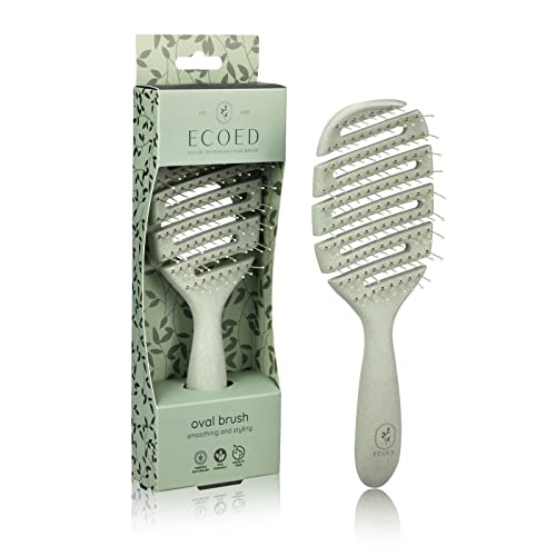 Ecoed Degradable Vented Hair Brush,Detangling Brush,Detangler Brush For Curly, Thick, And Straight Hair, Hair Brush Quickly Detangles And Smooths Hair,Hair Brush For Women And Men. #TOP5