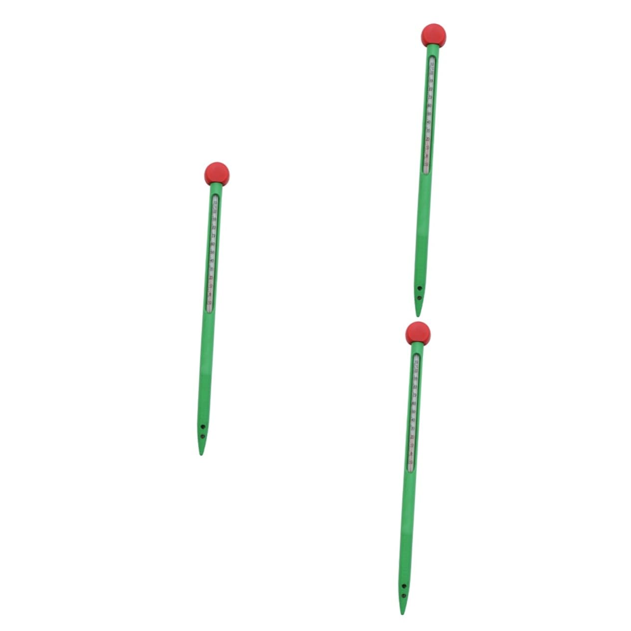 Healeved 3pezzi Termometro Per Terreno Con Sonda in Termometro Giardino Portatile Per Monitorare La Temperatura Del Suolo Per Piante e Giardinaggio