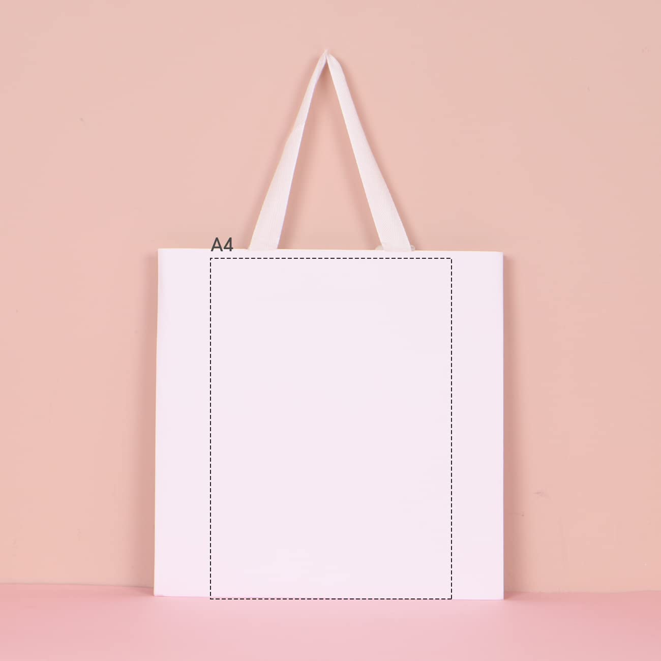10 szt. torebek Distingué 30 x 23 x 30 cm duże kwadratowe torby papierowe, wysokiej jakości, solidna, trwała torba na prezent o grubości 250 g, bawełniana torba z uchwytami, idealna do torebek na