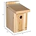 Woodlink NAWRCH Audubon Cedar Wren and Chickadee House,White,7.5L x 6D x 12H in.