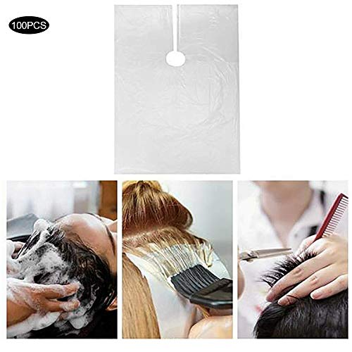 Capa desechable para cortar cabello 100 unidades miniatura 3