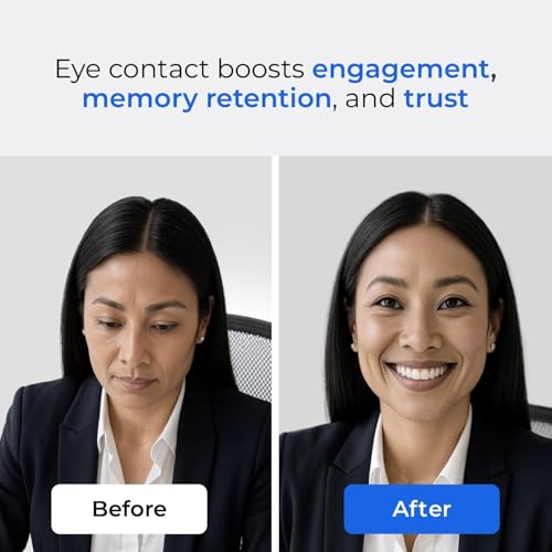 Image of iContact Camera Pro 4K HD Webcam with Eye Contact, Noise Cancelling Mic, Plug and Play USB for Mac & PC Zoom Certified, Works with Teams, Meet, Streaming, and Video Calls (4K Pro Webcam)