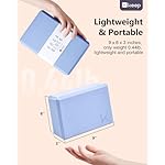 KEEP Yoga Block, High-Density EVA Foam 2 Pack Yoga Block with Non-Slip Textured Surface, Supportive, Lightweight - Ideal for Yoga, Pilates, and Stretching Exercises - Image 3