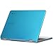 iPearl mCover Hard Shell Case for 12.3" Samsung Chromebook Plus XE513C24 Series (NOT Compatible with Older XE303C12 / XE500C12 / XE503C12 Models) Laptop - Chromebook Plus XE513C24 (Aqua)