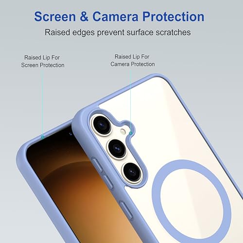 Image of amazon basics Back Case Cover for Samsung Galaxy S25 5G | Scratch-Resistant Back Case Cover | Sierra Blue