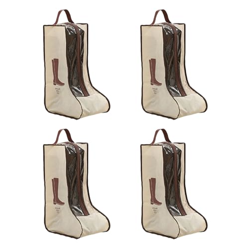 Evita el polvo en tus botas con la bolsa protectora de zapatos transparente e impermeable